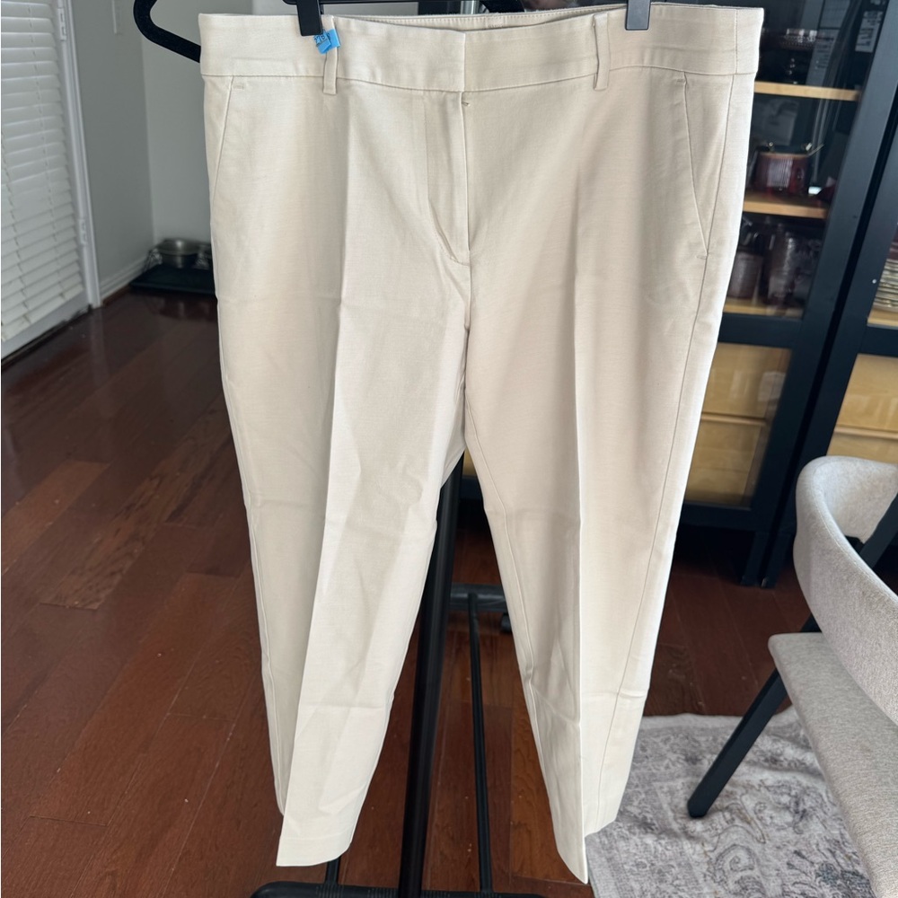 LOFT womens Tan slacks trousers